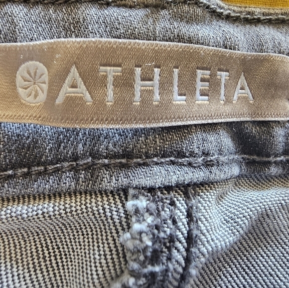 Athleta sculptek skinny grey wash jeans size 2 - Picture 3 of 5